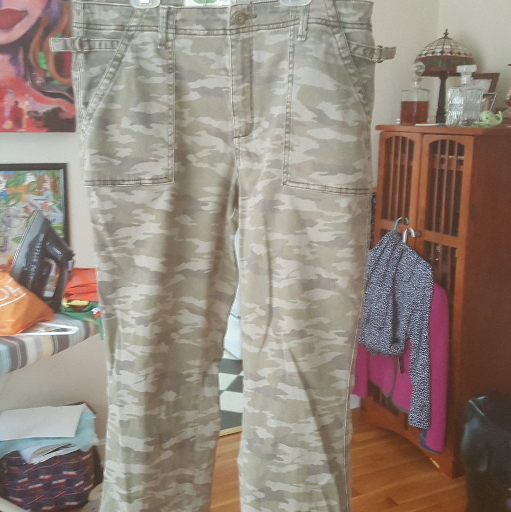 Anthro Cammo Pants